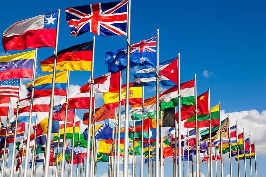 International flags